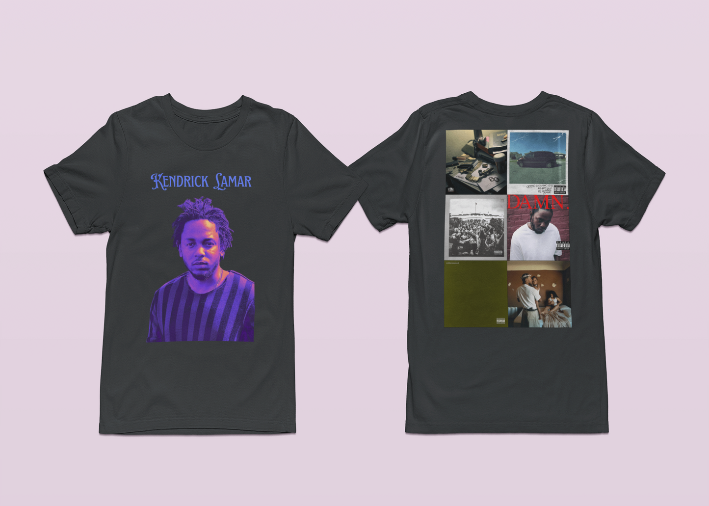 Kendrick Lamar T-Shirt - Limited Edition Double-Sided Graphic Tee with Mr Morale DAMN & Album Art - Exclusive Hip-Hop Merchandise Shirt