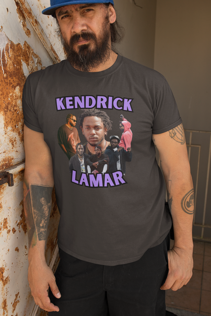 Kendrick Lamar Collage TShirt Unisex Crewneck Tee Iconic Hip Hop Legend Shirt Music Fan Apparel Streetwear Super Bowl Music Fan Gift Culture